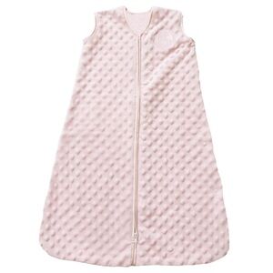 Wearable Blanket Pink Plushy Dot Velboa TOG 1.5 Size Small